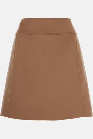 Max Mara Minifalda de lana