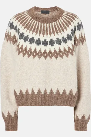 NILI LOTAN Jersey Alena Fair Isle de mezcla de alpaca