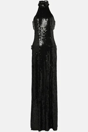 Ilkyaz Ozel Vestido de fiesta con lentejuelas