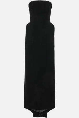 Balenciaga Vestido bustier de fiesta de terciopelo