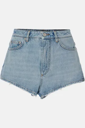 Dolce & Gabbana Shorts de denim de tiro alto