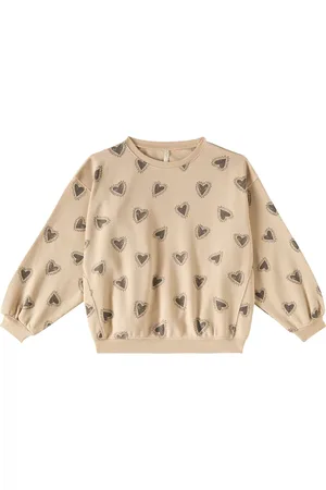 Rylee + Cru Sudadera de forro polar estampada