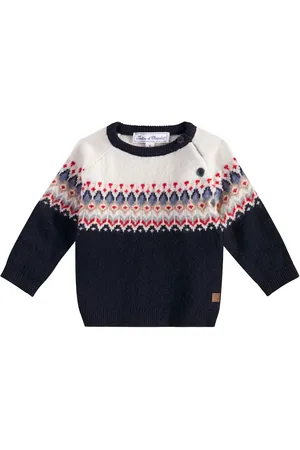 Tartine Et Chocolat Bebé - jersey Fair Isle de lana en jacquard