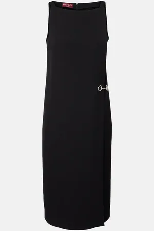 Gucci Vestido midi con Horsebit