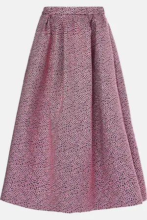 DRIES VAN NOTEN Falda midi plisada Soni