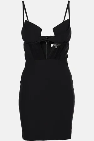 Nensi Dojaka Vestido corto de crepé