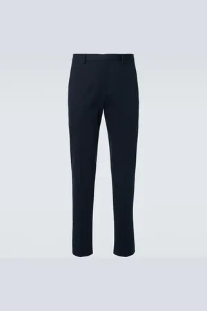 Loro Piana Pantalones rectos de algodón