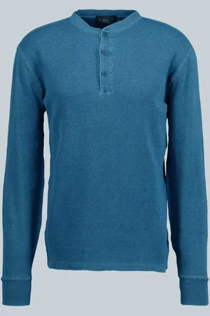Ralph Lauren Camiseta Henley de punto waffle