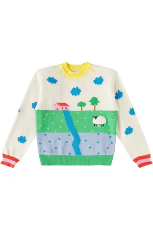 Stella McCartney Jersey de lana y algodón en intarsia