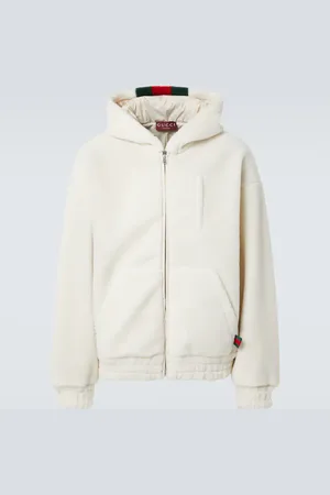 Gucci Sudadera con capucha de mezcla de lana con Web