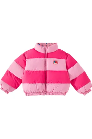 Jelly Mallow Chaqueta acolchada reversible estampada