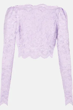 Paco rabanne Top de encaje floral