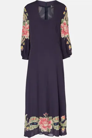 Etro Vestido largo floral