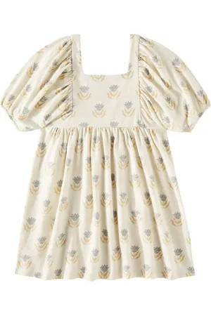 Rylee + Cru Vestido Brea de algodón floral