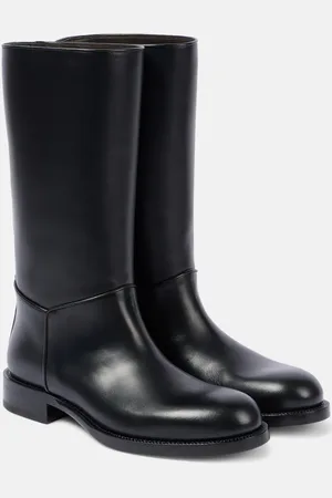 The Row Botas altas Nobilis de piel