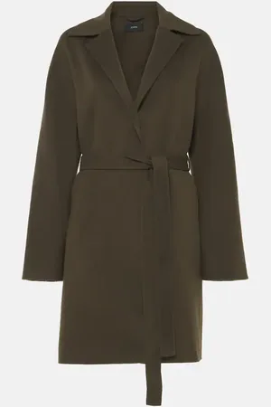 Joseph Abrigo Light Double Face Cranwood de lana y seda