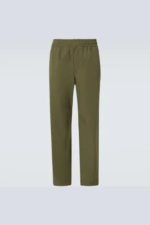 Bottega Veneta Pantalones técnicos rectos de faya