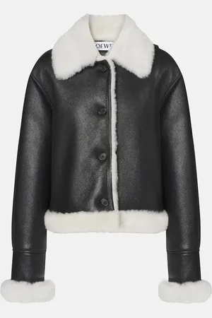 Loewe Chaqueta de piel con forro de borrego