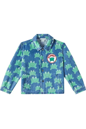 Stella McCartney Chaqueta de denim estampada