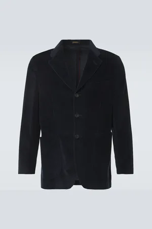 Rubinacci Blazer de pana de algodón