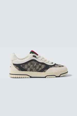 Gucci Zapatillas Re-Web de piel