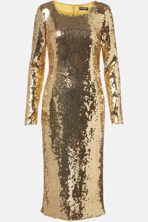 Dolce & Gabbana Vestido midi con lentejuelas