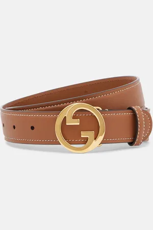 Gucci Cinturón Blondie de piel