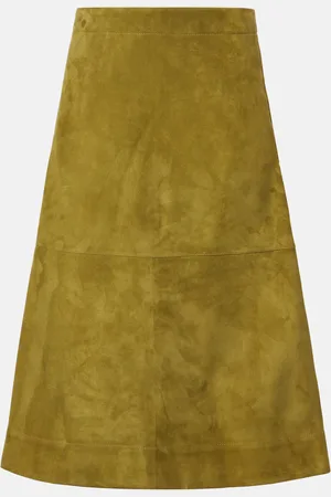 Bottega Veneta Falda midi de ante