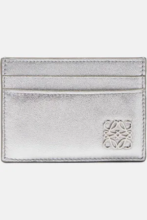 Loewe Tarjetero Puffer de piel con anagrama