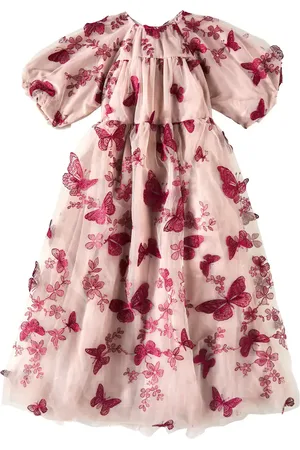 Petite Amalie Vestido Butterfly con mangas globo