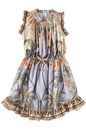 ZIMMERMANN Vestido Wylie Flip de algodón floral