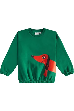 Mini Rodini Sudadera de algodón estampada