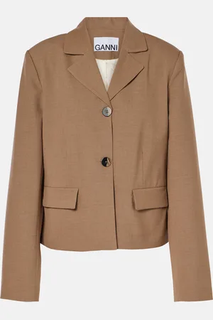 Ganni Blazer de sarga