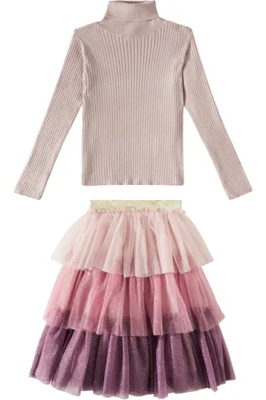 PATACHOU Set de jersey y falda de tul