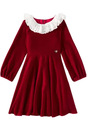 MONNALISA Vestido de terciopelo