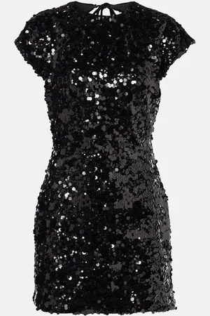 Ganni Vestido corto de terciopelo