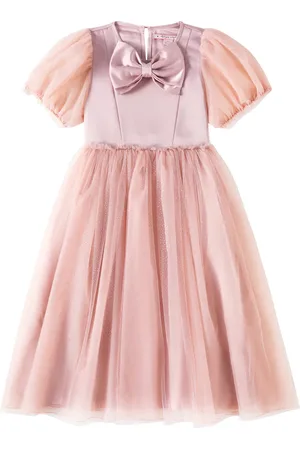 Konges Sløjd Konges Sløjd Vestido con tul y lazo