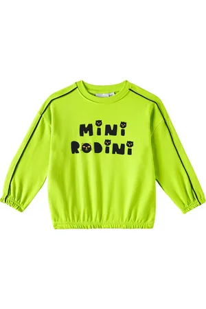 Mini Rodini Sudadera Cats de algodón