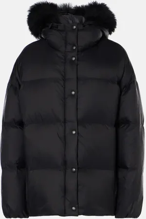 YVES SALOMON Chaqueta de plumas con borrego
