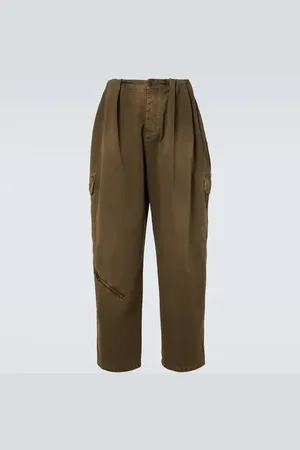 Loewe Pantalones cargo Balloon de sarga de algodón