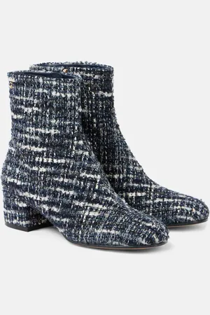 Gianvito Rossi Botines 45 de bouclé