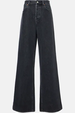 Gucci Jeans anchos de tiro alto