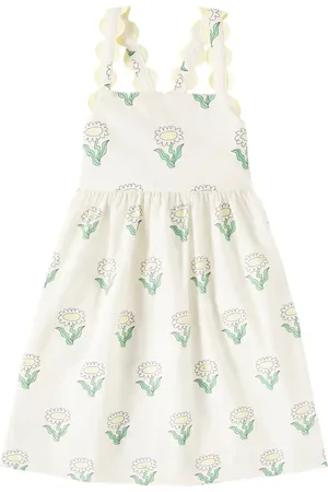 Stella McCartney Vestido de algodón floral