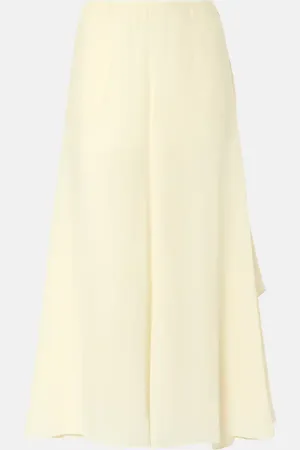 Chloé Chloé Culottes de georgette de seda de tiro medio