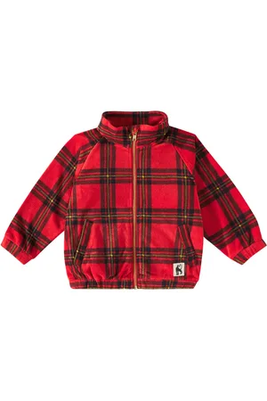 Mini Rodini Chaqueta de forro polar a cuadros