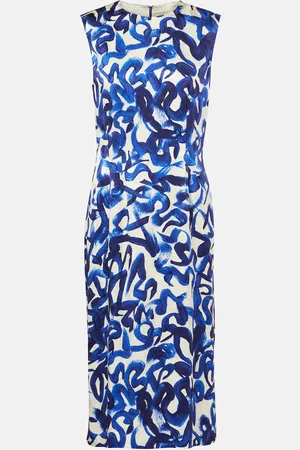 DRIES VAN NOTEN Vestido midi en jacquard