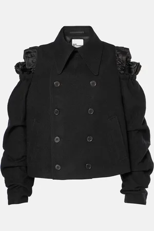 NOIR KEI NINOMIYA Chaqueta de lana con aberturas