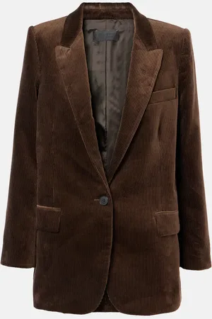 NILI LOTAN Blazer Diane de pana de algodón