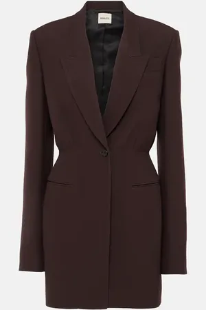 Khaite Blazer de botonadura simple Becket