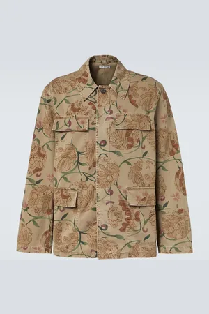 OUR LEGACY Chaqueta Uniform de algodón floral